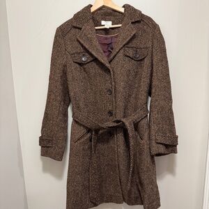 Winter Trench Coat - Loft Tweed - Size 12P